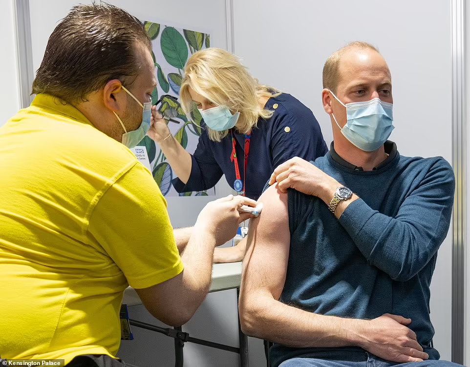 Prince William Lends Some Muscle To The Vaccine Drive